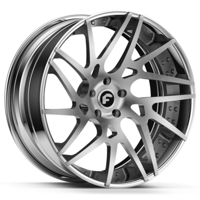 Forgiato Twisted Maglia 20 inch Bánh xe so le Mặt Chrome