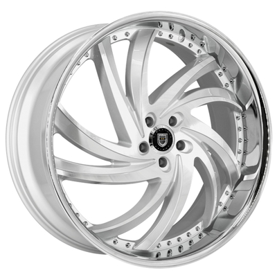 Bánh xe rèn Lexani Turbine 2PC với SS Lip Deep Dish Trọng lượng nhẹ