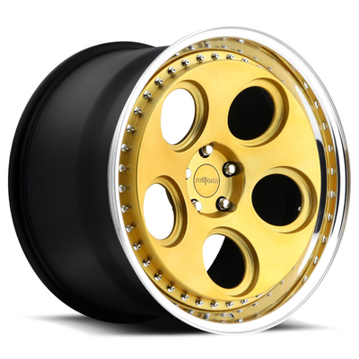 Audi R8 Retro Rotiform DIA Wheels Monoblock 3PC Custom Finish