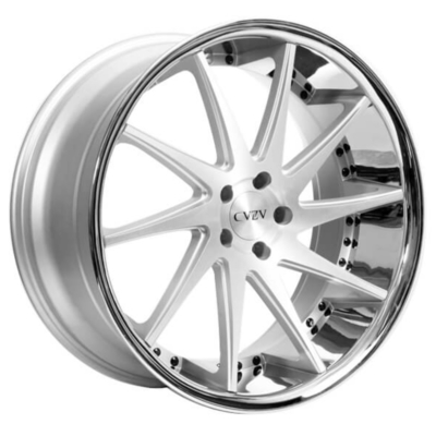 Vành so le 24 inch được gia công bằng bạc với Chrome Lip ISO 9001