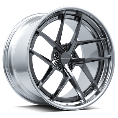 Bánh xe rèn 2 mảnh 26 inch so le UF / 2-123 Chiều rộng 7-14J