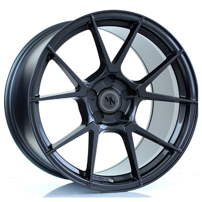 Bánh xe ô tô rèn tự động màu đen bóng cao cấp 16 '' đến 24 '' 6061-T6