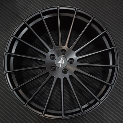 Hamann kỷ niệm sâu concave đúc bánh xe satin đen