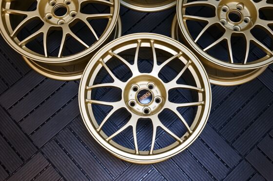 Subaru Impreza 22B hiếm BBS RG334 5X100 bánh xe rèn WRX STI GC8