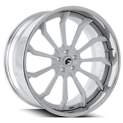 Bánh xe rèn 20 inch Forgiato Navaja Đĩa sâu Chrome 3 mảnh vành Navaja