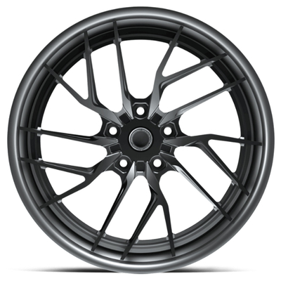 Bánh xe rèn 3 mảnh có cạnh bậc 6061-T6 cho Ferrari Lamborghini