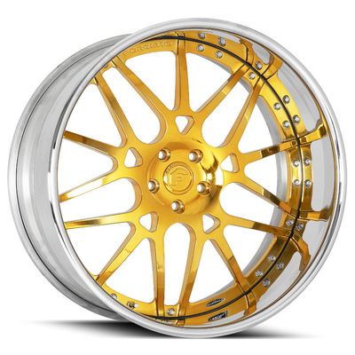 Forgiato Maglia Forgiato Forgiato Forged Wheels Brushed Silver Chrome Lip JWL