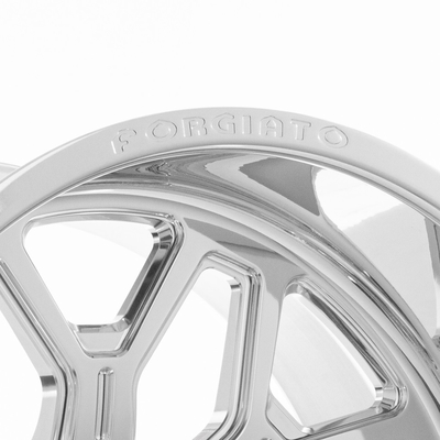 Bánh xe Forgiato Flusso-T Bạc sáng 6061-T6 Lugs 4-8