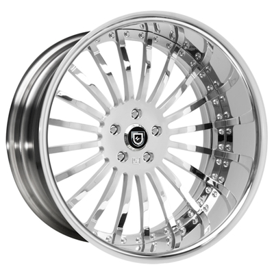 Bánh xe rèn Lexani LF-714 Chrome 6061-T6 Vành đa thanh