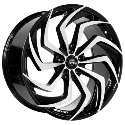 JWL TUV VIA Lexani Shadow Wheels 26 inch Bánh xe so le Monoblock