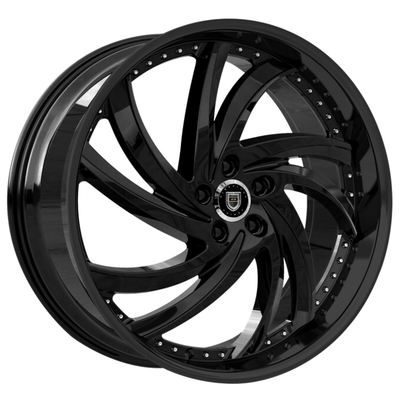 Bánh xe rèn Lexani Turbine 2PC với SS Lip Deep Dish Trọng lượng nhẹ