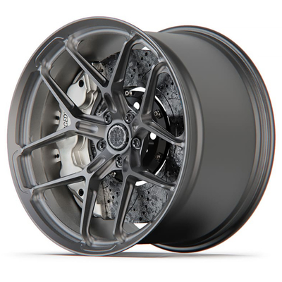 Hoàn thiện tùy chỉnh Thiết kế lõm bánh xe rèn 6061-T6 Ferrari