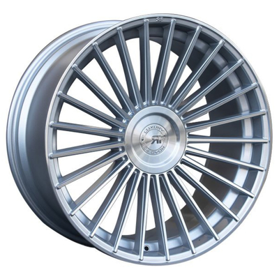 Mặt gia công bạc 6061-T6 Hợp kim nhôm rèn Bánh xe ô tô Nhiều nan hoa