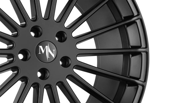 Các nan hoa so le Hamann Anniversary Gloss Black Forged Wheels 26 inch