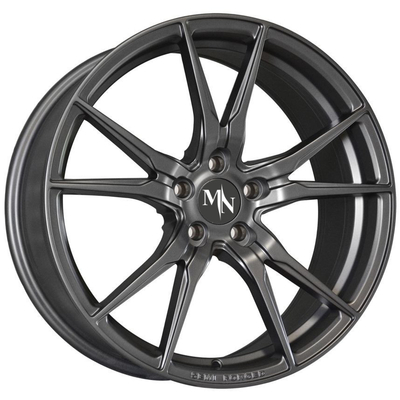 Matt Black Gunmetal rèn bánh xe tự động Khuyên tai lõm
