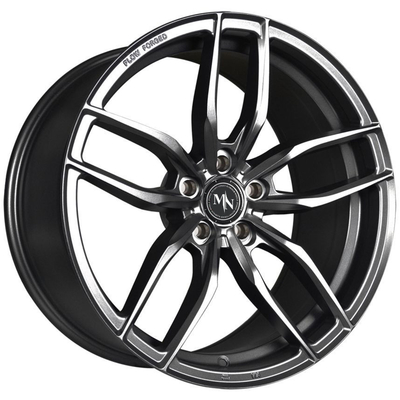 Cấu hình monoblock 18 inch rèn bánh xe tự động 6061-T6 Matt Black