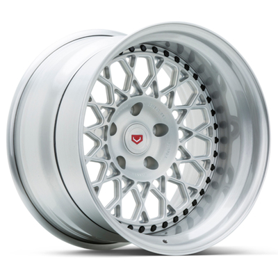 Multi Spoke Vossen ERA-1 Bánh xe 3 mảnh màu bạc Matt cho BMW E46 M3