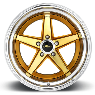 Trung tâm Convex Bánh xe hình dạng rèn Rotiform 917 Bánh xe Porsche 911 Gold