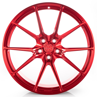 Bánh xe rèn Ferrari F8 màu đỏ Anrky AN12 Lớp hàng không vũ trụ