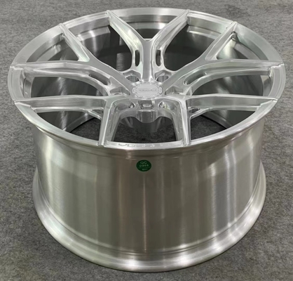 Bánh xe rèn Vossen bạc chải bóng HYBRID FORGED SERIES HF-5