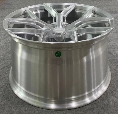 Bánh xe rèn Vossen bạc chải bóng HYBRID FORGED SERIES HF-5