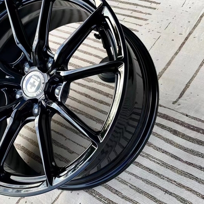 Khí động học HRE Bánh xe rèn HRE P101SC Vành Monoblock màu đen bóng