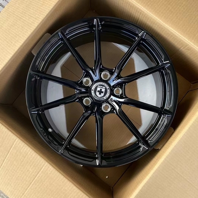 Khí động học HRE Bánh xe rèn HRE P101SC Vành Monoblock màu đen bóng