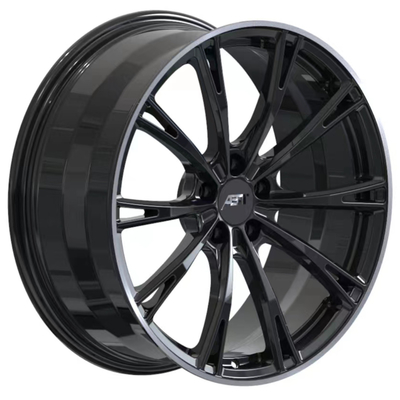 ABT Sportsline Gr-F Bánh xe rèn Audi màu đen bóng 6061-T6 Hợp kim nhôm