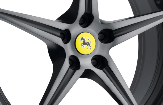 Thiết kế OEM Bánh xe rèn Ferrari cho hợp kim nhôm 458 Italia 6061-T6