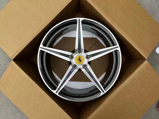 Thiết kế OEM Bánh xe rèn Ferrari cho hợp kim nhôm 458 Italia 6061-T6