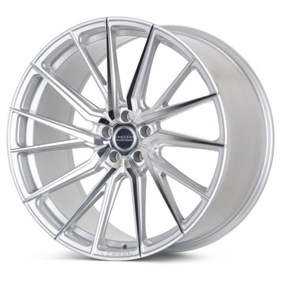 Bánh xe rèn Vossen HF-4T được đánh bóng bạc cho Audi RS4 A6