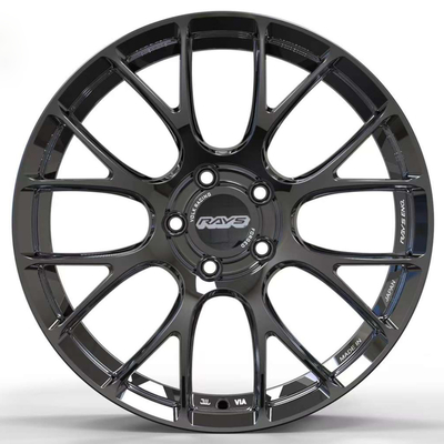 Volk Racing G16 Bánh xe rèn hoàn thiện tùy chỉnh màu đen bóng sáng