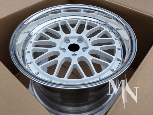 2 miếng đúc bánh xe tùy chỉnh BBS LM LMR LeMans Golden Rims cho BMW 370z 350z