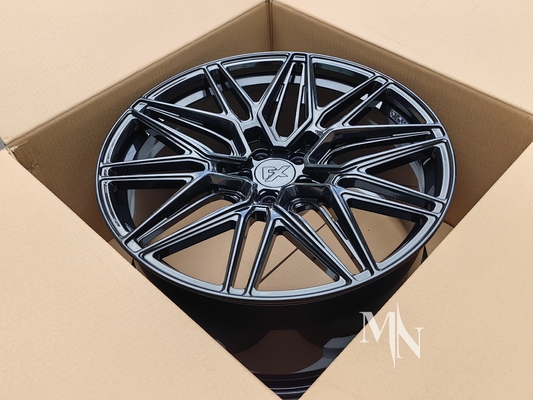 Vossen HF7 Lốp đen bóng cho Audi RS6 C5 C6 C7 C8 18 19 20 21 22 Inch Custom Avant Rims