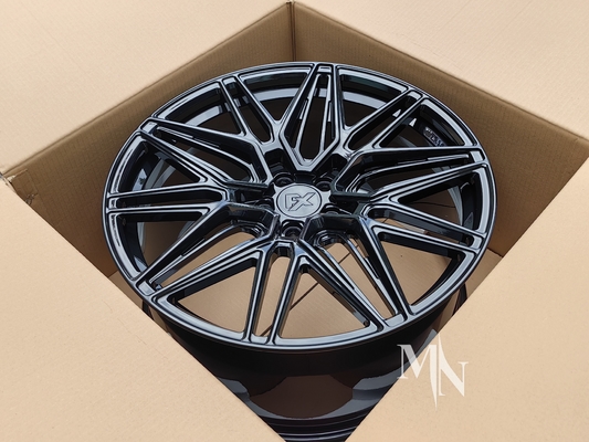 Vossen HF7 Lốp đen bóng cho Audi RS6 C5 C6 C7 C8 18 19 20 21 22 Inch Custom Avant Rims