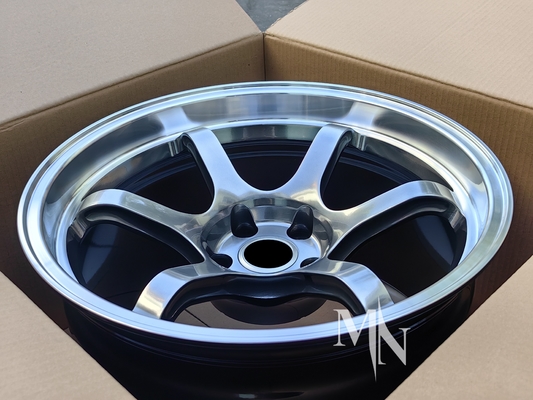 Advan R6 bánh xe cho Nissan GTR R32 R33 R34 R35 18 19 20 Inch Đen Phiên bản hợp kim