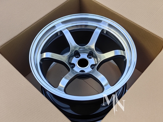 Advan R6 bánh xe cho Nissan GTR R32 R33 R34 R35 18 19 20 Inch Đen Phiên bản hợp kim
