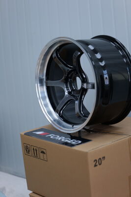 Advan R6 bánh xe cho Nissan GTR R32 R33 R34 R35 18 19 20 Inch Đen Phiên bản hợp kim